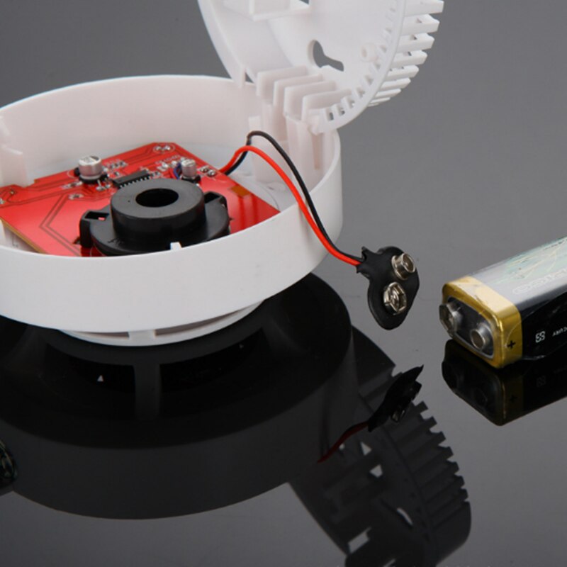 High sensitive stable smoke sensor independent fire alarm sound-light smoke detector for office school hotel home protection