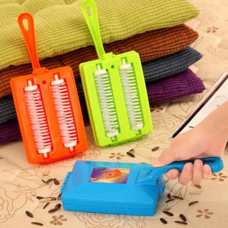 1pc cepillo para limpiar alfombras de recogemigas con mango sofá cama de tela de mesa cepillo colector limpiador de hogar herramientas