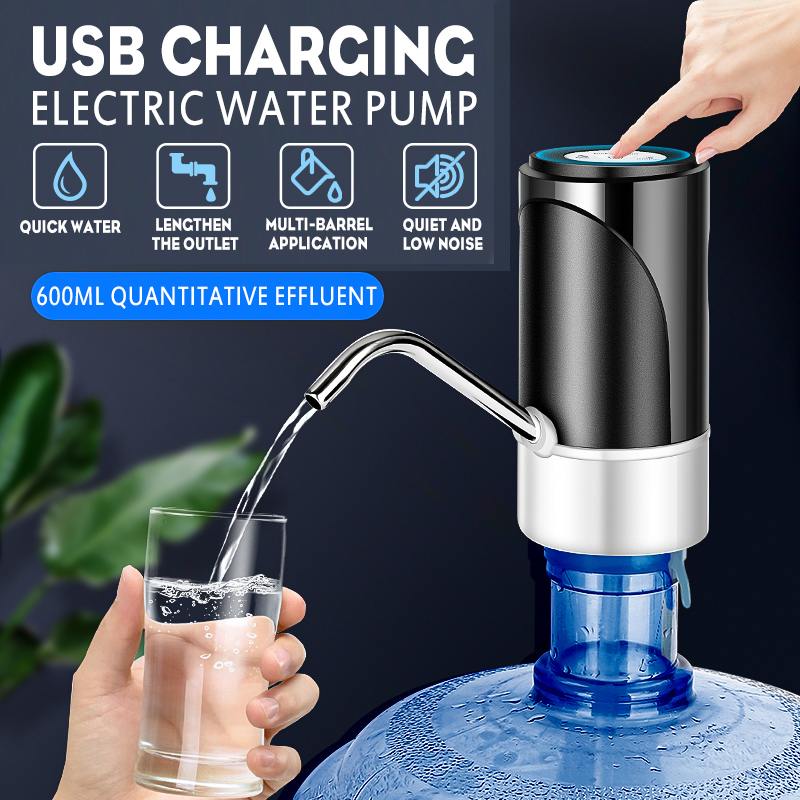 USB Charging Touch Intelligent Automatic Electric Portable Water Pump Dispenser Gallon Drinking Bottle Switch Silent Home Office