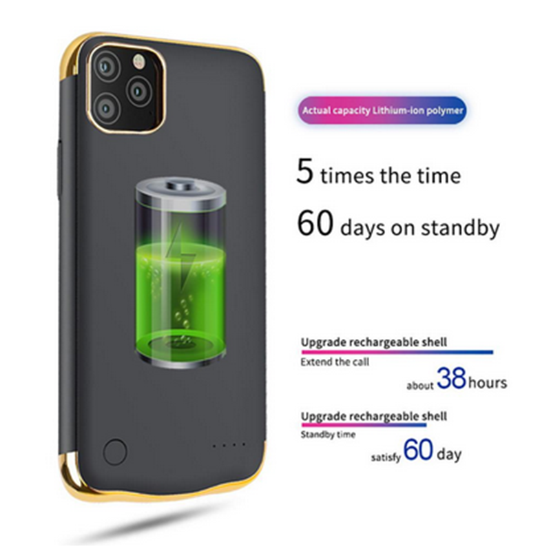 6000 MAh ładowanie banku mocy dla Iphone X XS XR XS Max bateria zapasowa przenośna obudowa 6500 MAh dla 11 11pro 11pro Max Plus sprawa