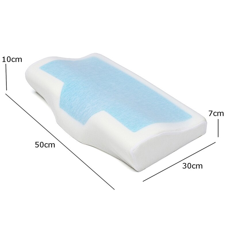 Cojín de Gel de silicona con memoria, almohada de espuma viscoelástica, protege el coxis, rebote lento, cojín fresco para silla, alfombrilla para asiento, ropa de cama para el hogar