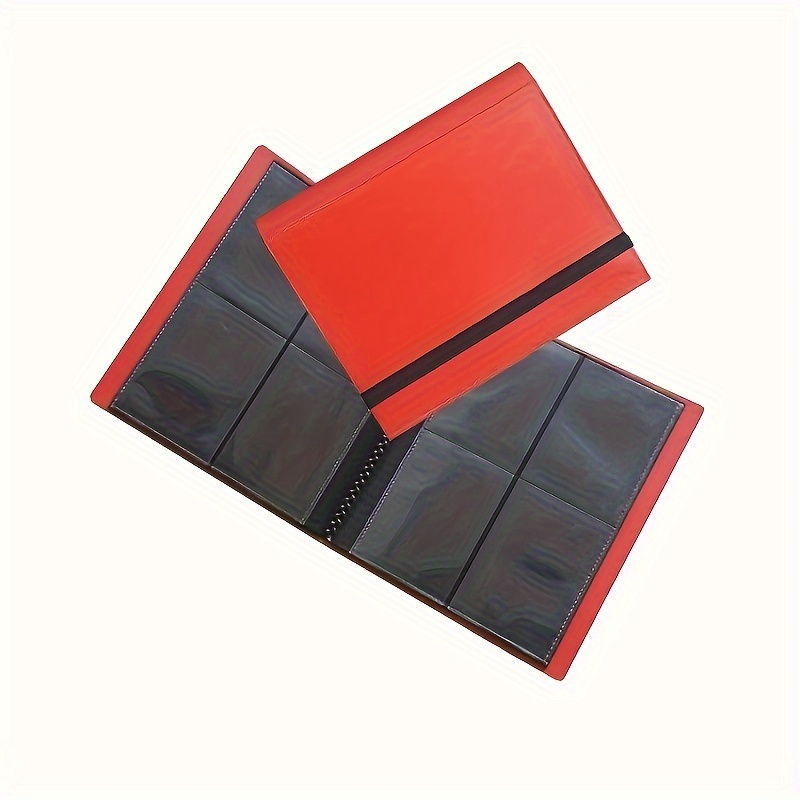 Trading card binder 4 pockets, 20 pages of 160 cards, side loading card book, football basketball card collector