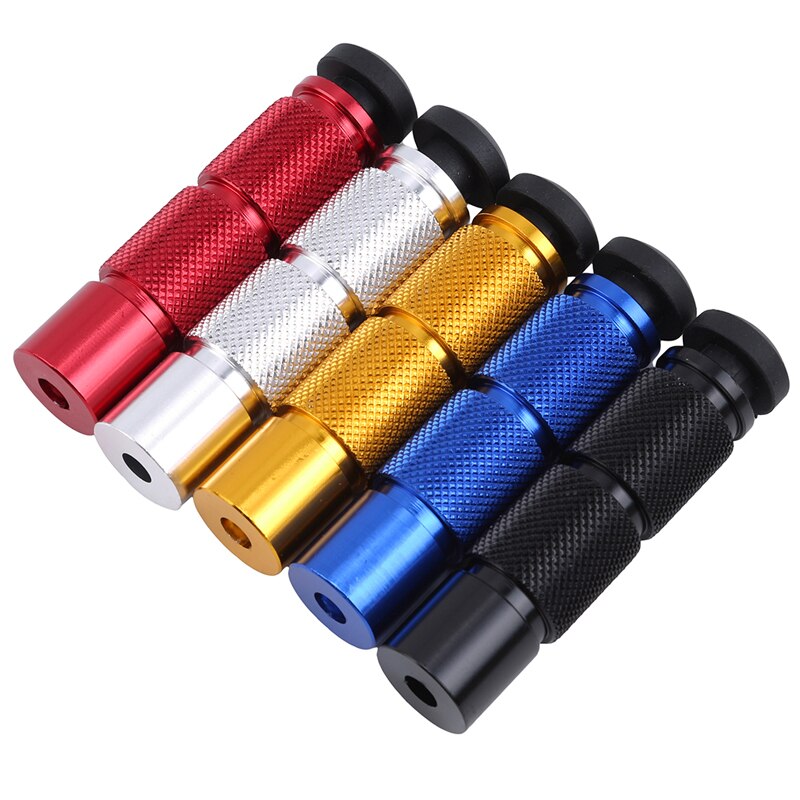 Footrest Durable Tools Universal Aluminum Alloy Rear Foot Pedal Motorcycle Round Extension Pegs Replacement Threaded