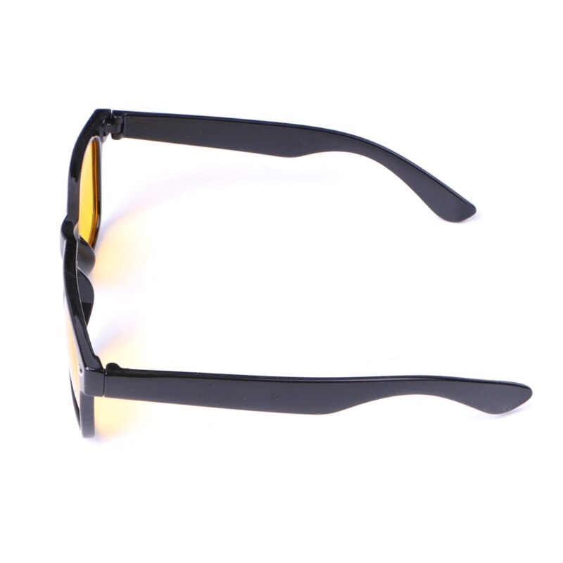 1pc klassisk stil unisex kvinder mænd gule glas natkikkert kørebriller