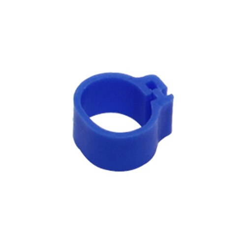2000 Uds diámetro interior 8mm 10mm anillo para patas de aves paloma loro anillos para pata pájaros pequeños anillo Clip anillo pájaro 10 colores: Inner diameter 10MM / Blue