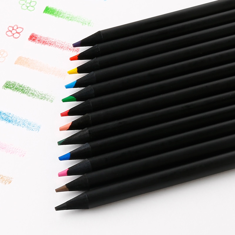 12 Kleuren/doos lood handgeschilderde kleur potlood tekening set volwassen schets potlood kleur lood art levert professionele schets tool