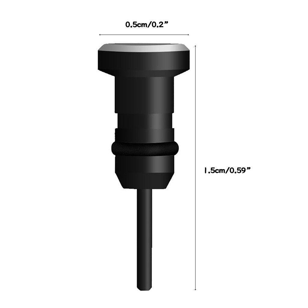Headphone Jack Dustproof Accessories Charging Ports Protector Anti Dust Plug Portable Metal Dust Stopper Card Retrieve