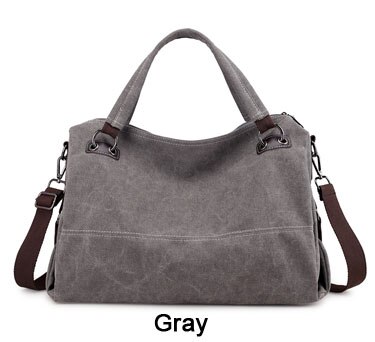 Grand luxe femmes sacs toile sacs à main d'affaires concepteur décontracté Hobos sacs pour femmes Totes femmes sac à main sacs à bandoulière: Gris