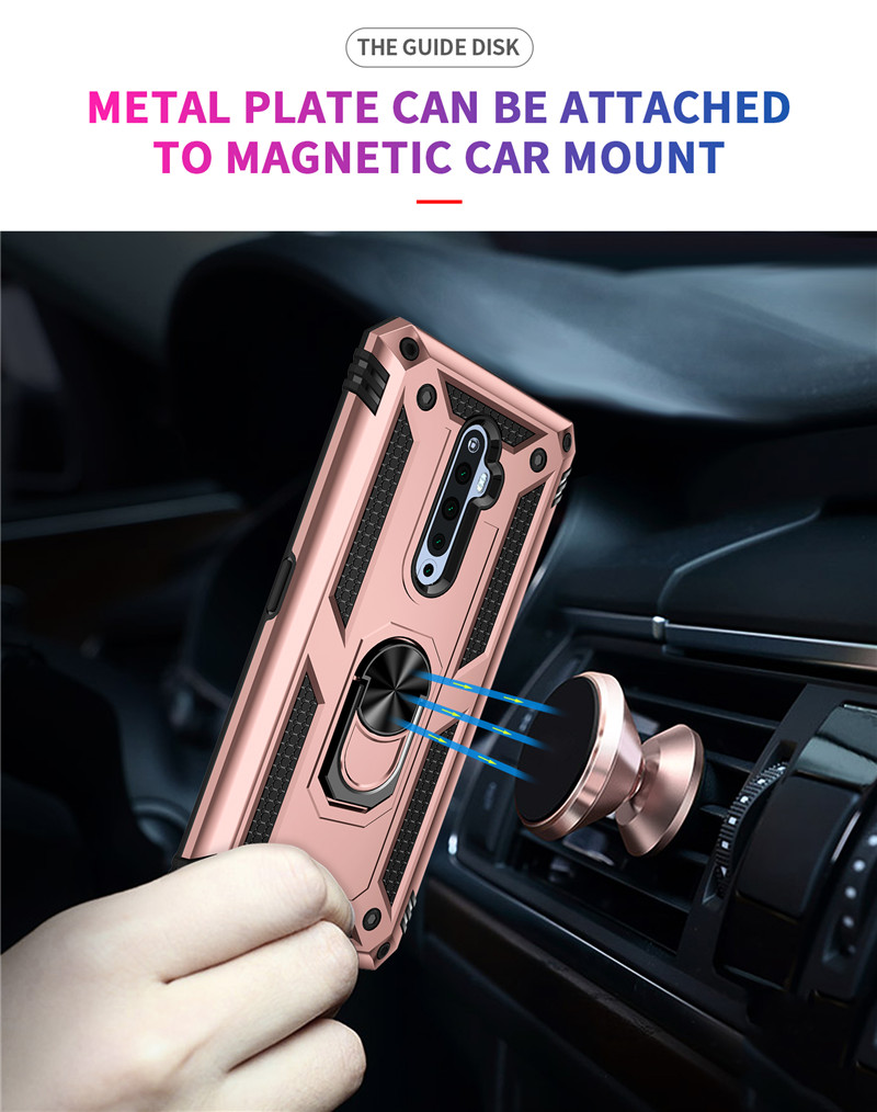 För 6 reno 2z skal stötsäkert pansarskal för reno 4 5 lite 4f 5f 5z magnetiskt fingerringhållare