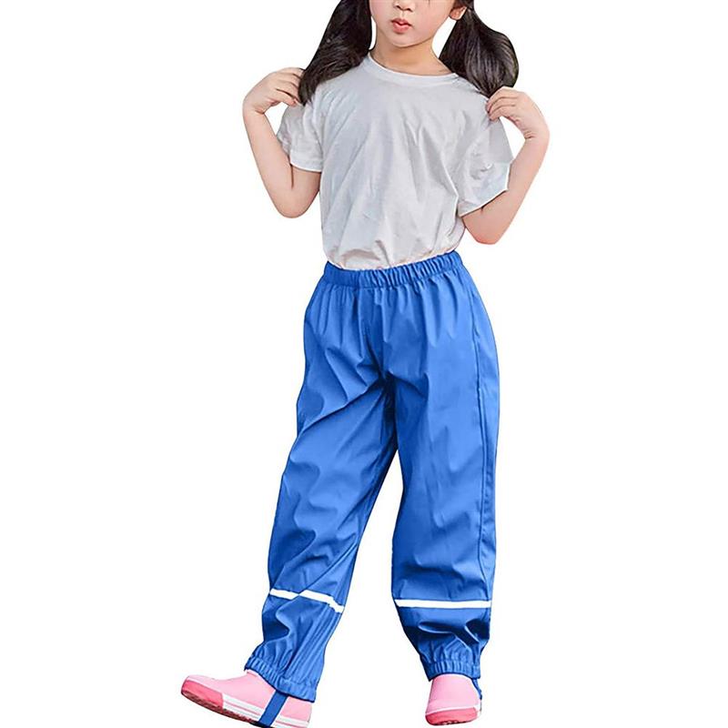 freundlicher Regen Schlauch Wind-und Wasserdichte Regen Hosen Atmungsaktive Schlamm Hosen für Mädchen Jungen draussen-Schlauch unisex
