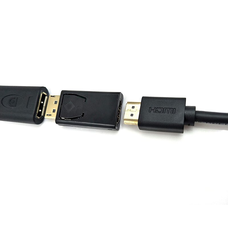 2Stck DP ZUM HDMI Adapter HD 1080P 3D Displayport Stecker Auf HDMI Buchse Konverter 1,4 V Gold Überzogene Video Adapter für PC TV