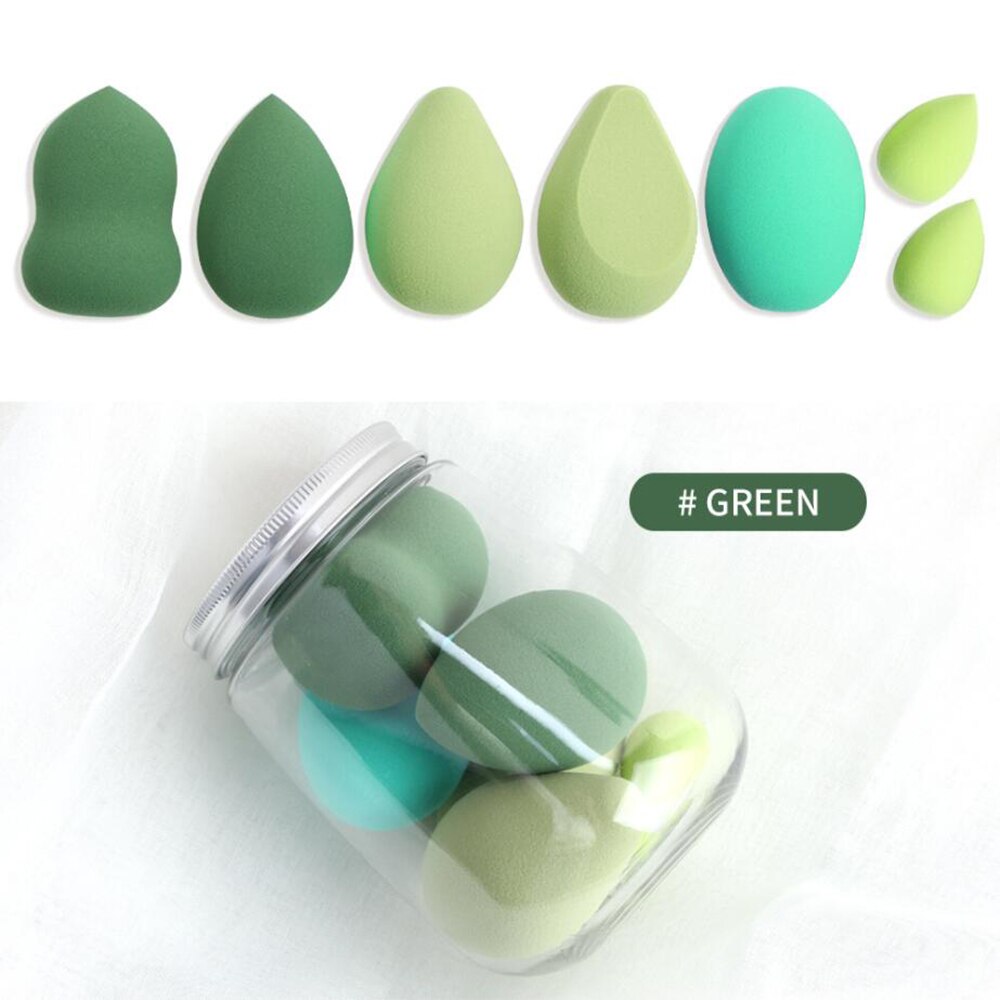 Makeup Sponge Beauty Blender Bombs Cosmetics Waterdrop Blending Tools For Liquid Cream Foundation Sponge for Makeup 1/4/7pcs: HZP-04