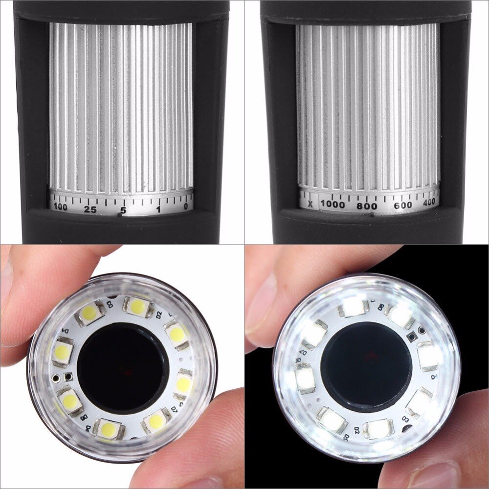 1000X Digital Mikroskop USB Mikroskop Lupe Mit 8 LED-leuchten Mikroskop Endoskop Lupe Video Kamera Für praktisch