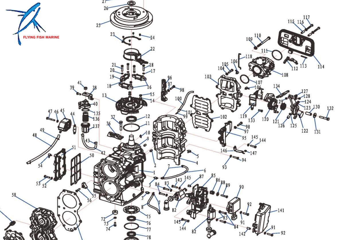 66T-85540-01 66T-85540-00 CDI Coil Unit Assy for Yamaha Outboard E40X 40XMH 2-Stroke