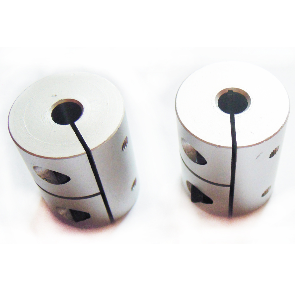 10pcs Rigid shaft coupler clamp 3mm, 4mm, 5mm, 6mm,6.35mm,7mm,8mm stepper servo motor coupling D20 L25 CNC mill for T8 lead scre