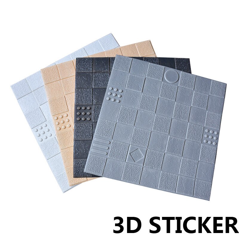 70 x 70cm vaahto 3d seinätarraa tapetti tee itse tiili kiviseinä sisustus olohuone lasten makuuhuone moderni tyyli koristetarra