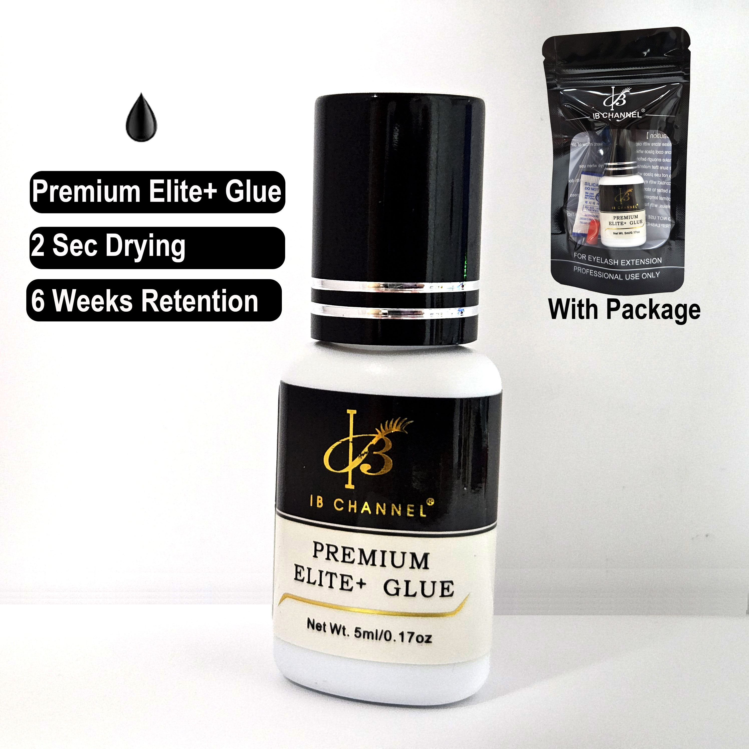 Colle pour extensions de cils, , i-beauty IB Ultra super colle Master/EXPERT, colle individuelle pour extensions de cils à séchage rapide: milky