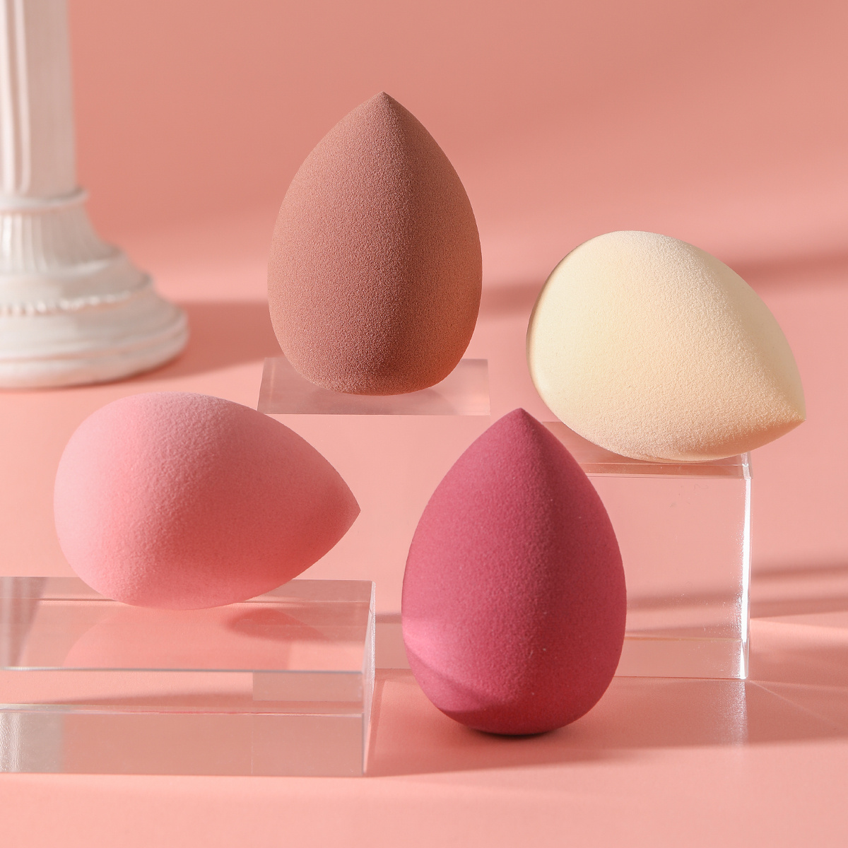 4-delige Beauty Egg Make-up Spons Blenders Beauty Sponzen Foundation Applicator