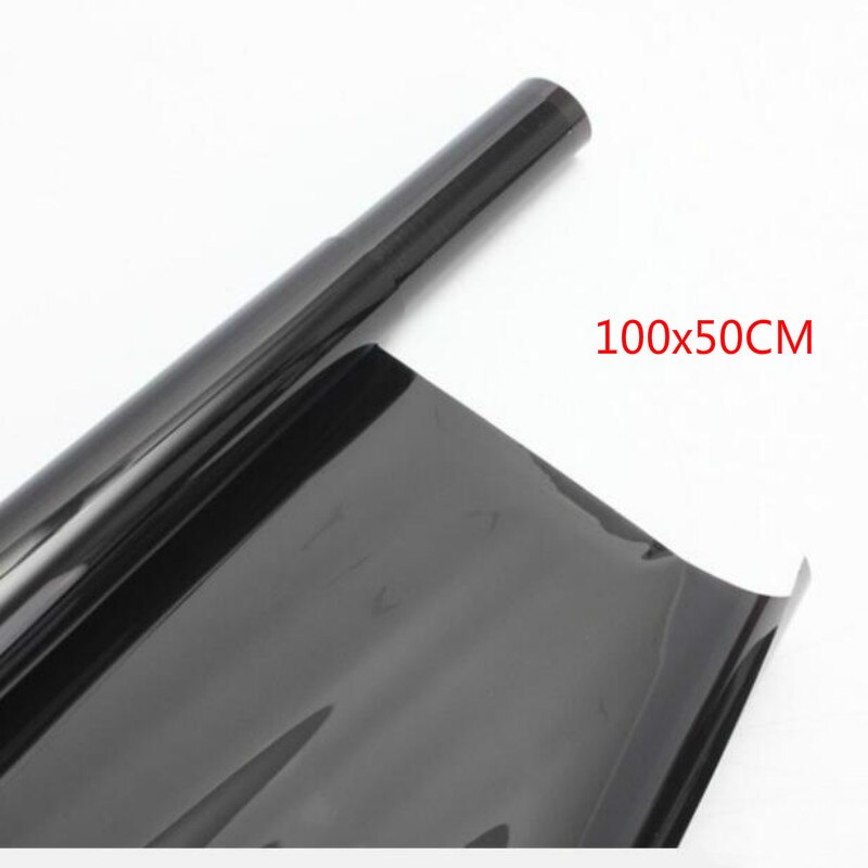 50*100cm bil hjem vindue glas toning toning film rulle med skraber til sidevindue anti uv film transmittans 5% 15% 35% 50%