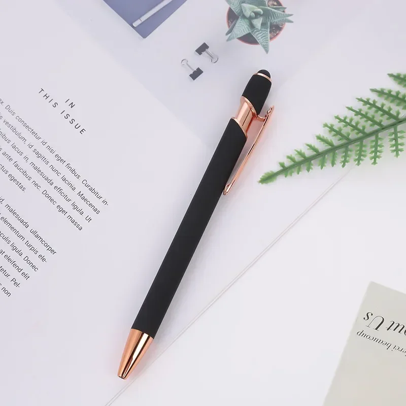 50 Stück leere Metallstifte, Aluminium-Kugelschreiber, Multifunktionsstift, Geschenkstifte: Weiß