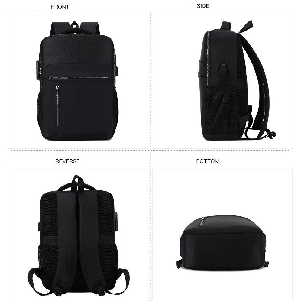 Männer Rucksack 15,6 Zoll Laptop Rucksack Anti-diebstahl Reise Bagpack Wasserdichte College Student Schule Taschen Schul