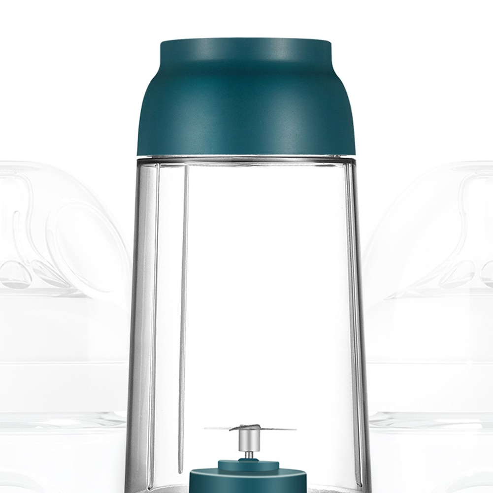 Cordless Personal Blender Travel Outdoors Mini Fast Blender Kitchen Appliances 10 Oz Travel Cup Lid Juice Maker Machine