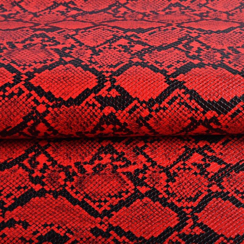 50*138cm PU Schlange Leder Stoff Kunstleder Für DIY Handgemachte Kleidung NäHenne Zubehör Liefert