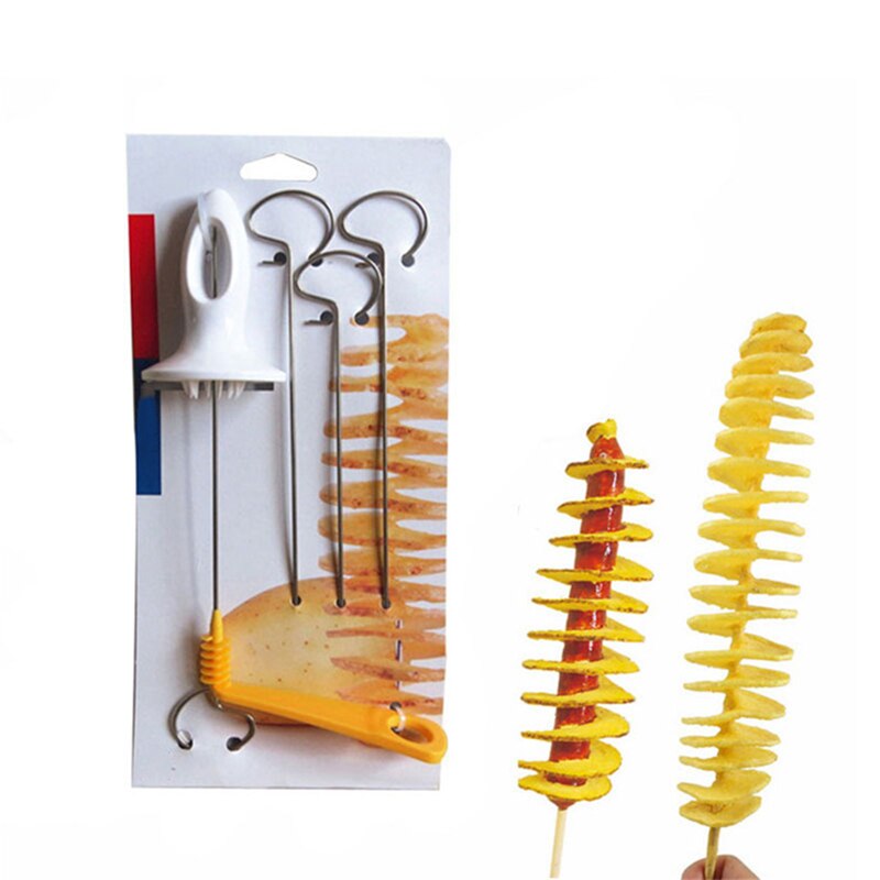 Slicer Aardappel Shredder Gebakken Aardappelen Cozinha Koken Gereedschap Keuken Gadgets Keuken Accessoires Tornado Aardappel Spiraal Snijder