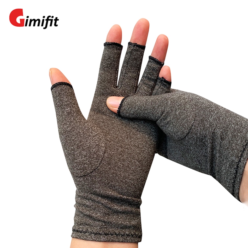 Gimifit 1 Paar Artritis Compressie Handschoenen, Katoenen Polsband, Gewrichtspijn Opluchting, Polsband Voor Mannen En Vrouwen, therapeutische Wr