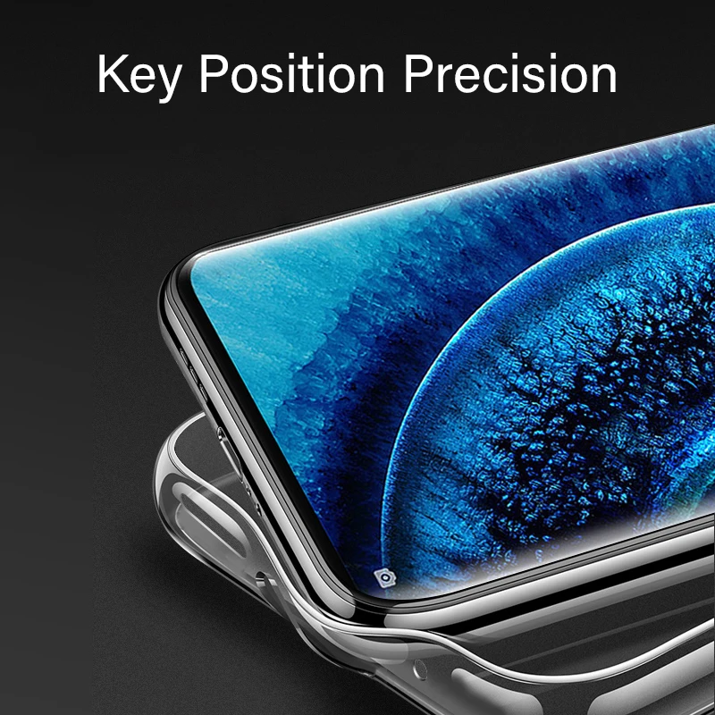 Ultrafino capa móvel para oppo encontrar x2 pro neo lite global caso de volta do telefone macio tpu transparente claro findx2 x2pro x2neo x2lite