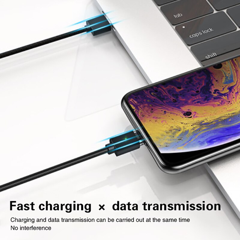 Qtdituo Magnetische Oplaadkabel, Usb Type-C Snel Opladen Kabel, Micro Usb Data Opladen, mobiele Telefoon Kabel, Usb Kabel