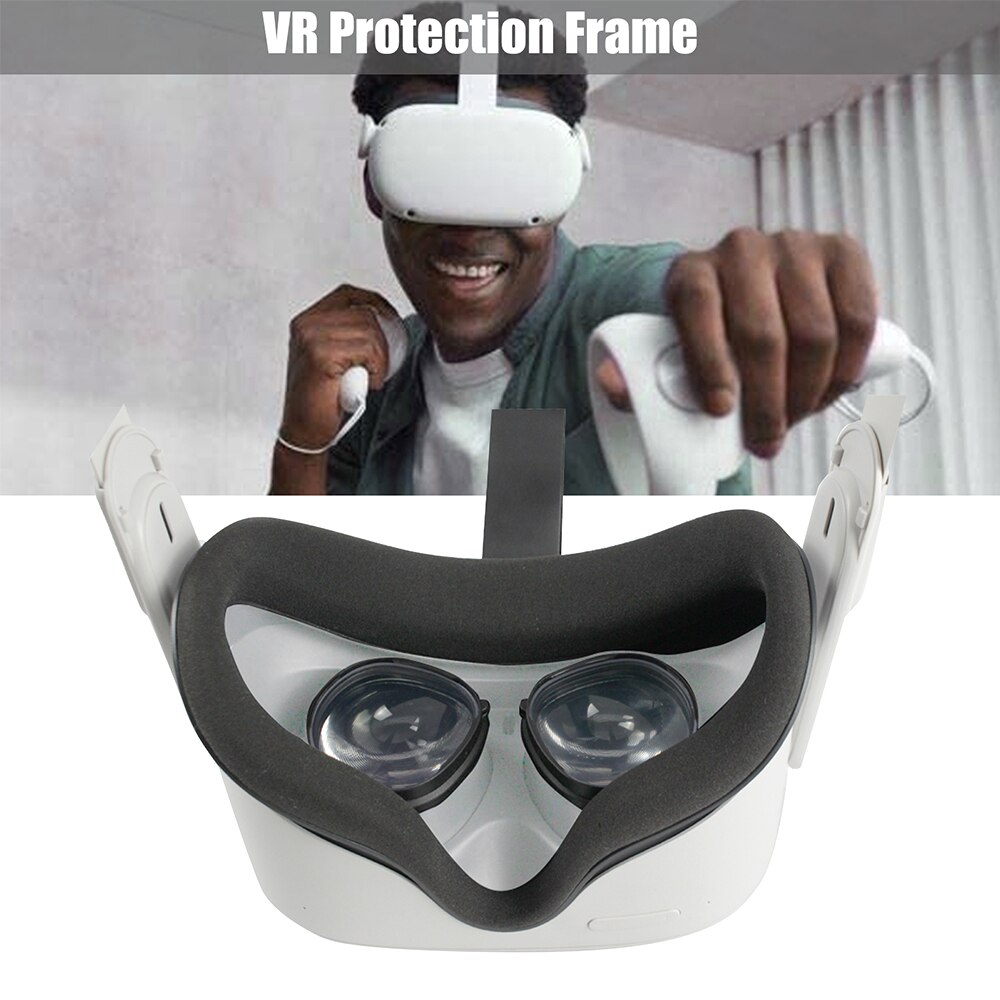 VR Glasses Frame for Oculus Quest 2 - Magnetic Anti-Blue Lens Clip - Quick Release Protection