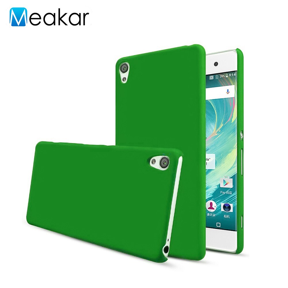 Funda de plástico para Sony Xperia Xa, carcasa trasera para teléfono Sony Xperia Xa Dual F3111 F3112 F3113 F3115 F3116: green