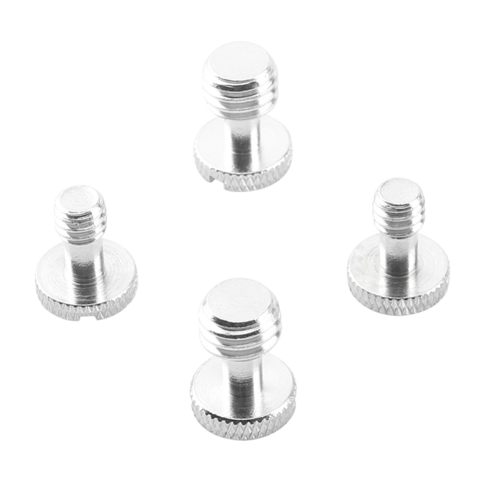 NICEYRIG DSLR Rig 1/4&quot; 3/8&quot; Screw Tripod Camera Rig Adapter 2 Pieces of 3/8&quot; Screw and 2 Pieces of 1/4&quot; Screw in a Package