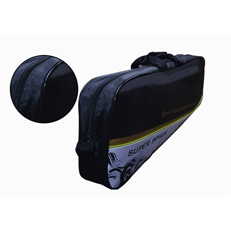 Vandtæt badminton ketcher taske nylon sport tasker til tennis squash kan rumme 1-3 stk ketsjere padel gymbag håndtaske