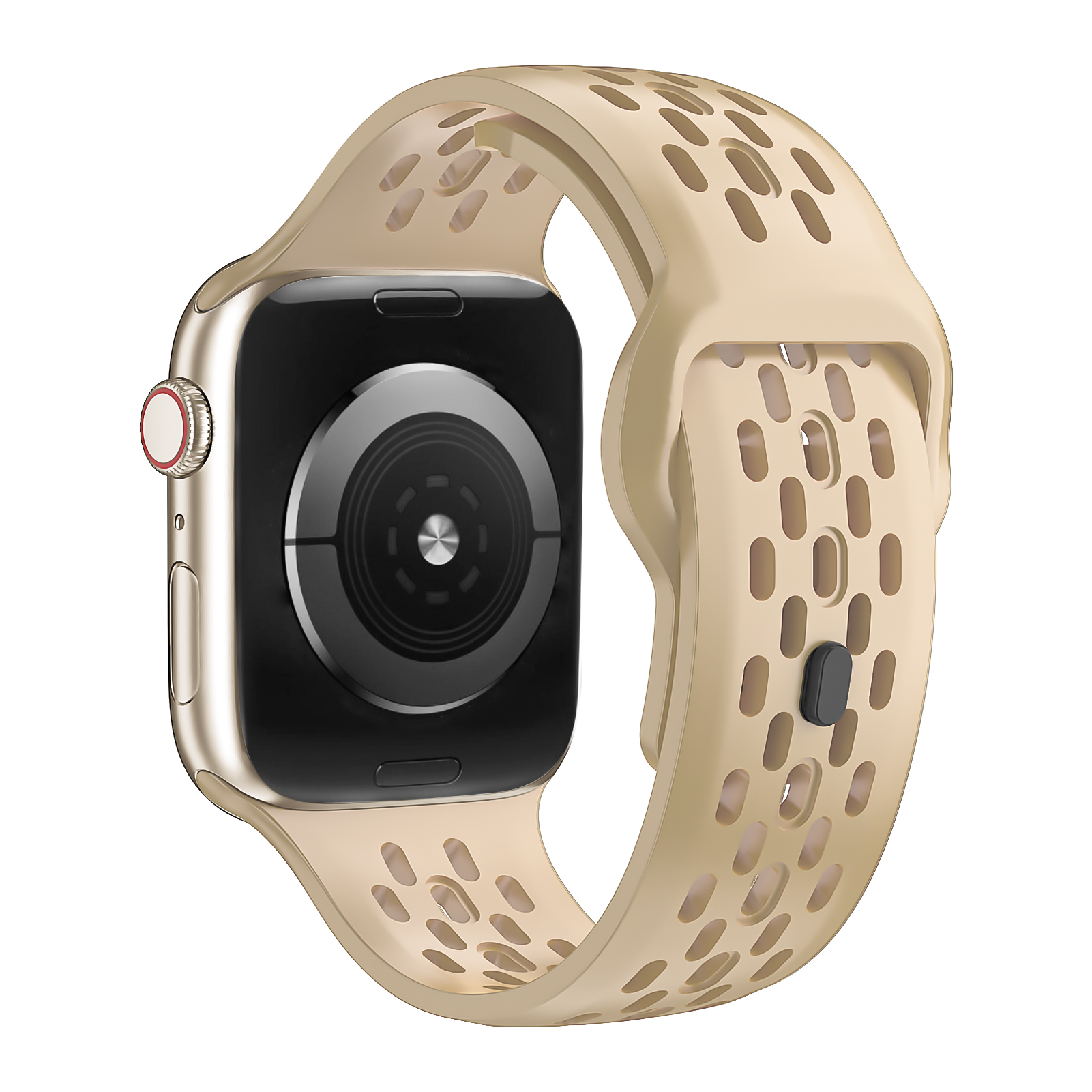 Sportsilikon för apple watch-armband 44mm 45mm 49mm 40mm 41mm 38mm 45 mm correa-armband iwatch-serien 9 8 7 6 5 se ultra 2 band: Antik svart / 22mm