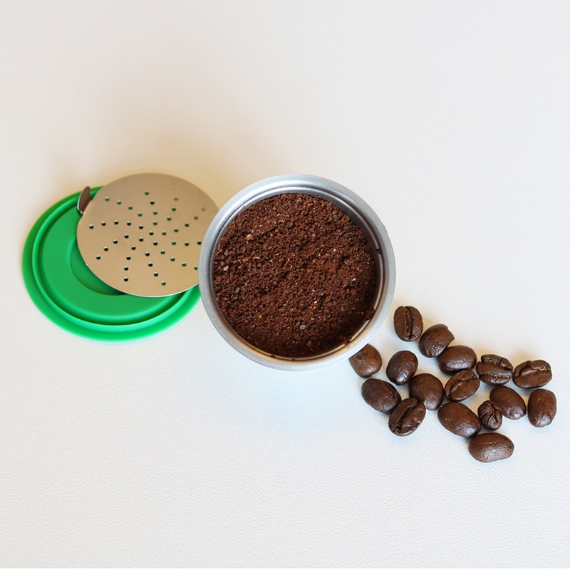 Rustfrit stål genanvendelig kapsel til dolce gusto til nescafe kaffemaskine til illy metal filtermalet