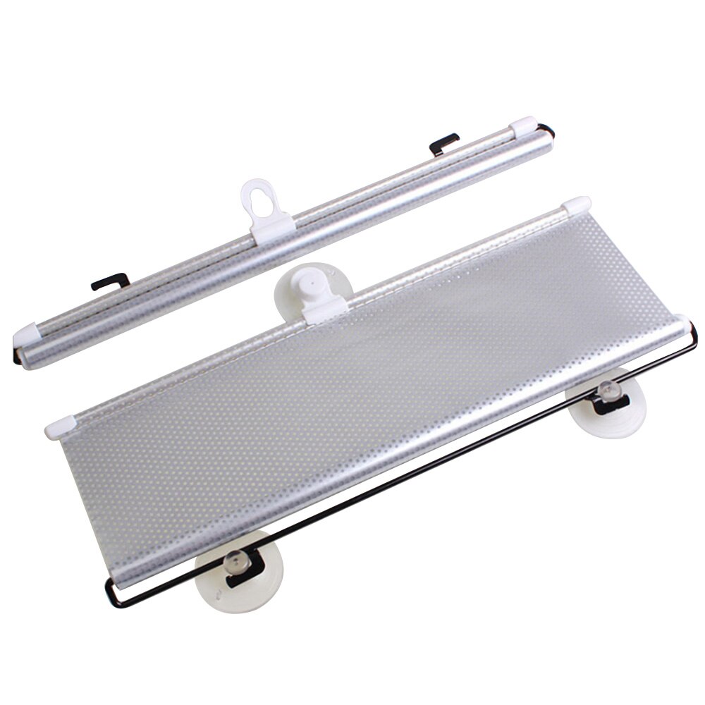 40x45cm Universal Automatic Retractable Shades Roller Blinds Sun Block with Suction Cups Cover Curtain And Durable: 40x125cm Rear car
