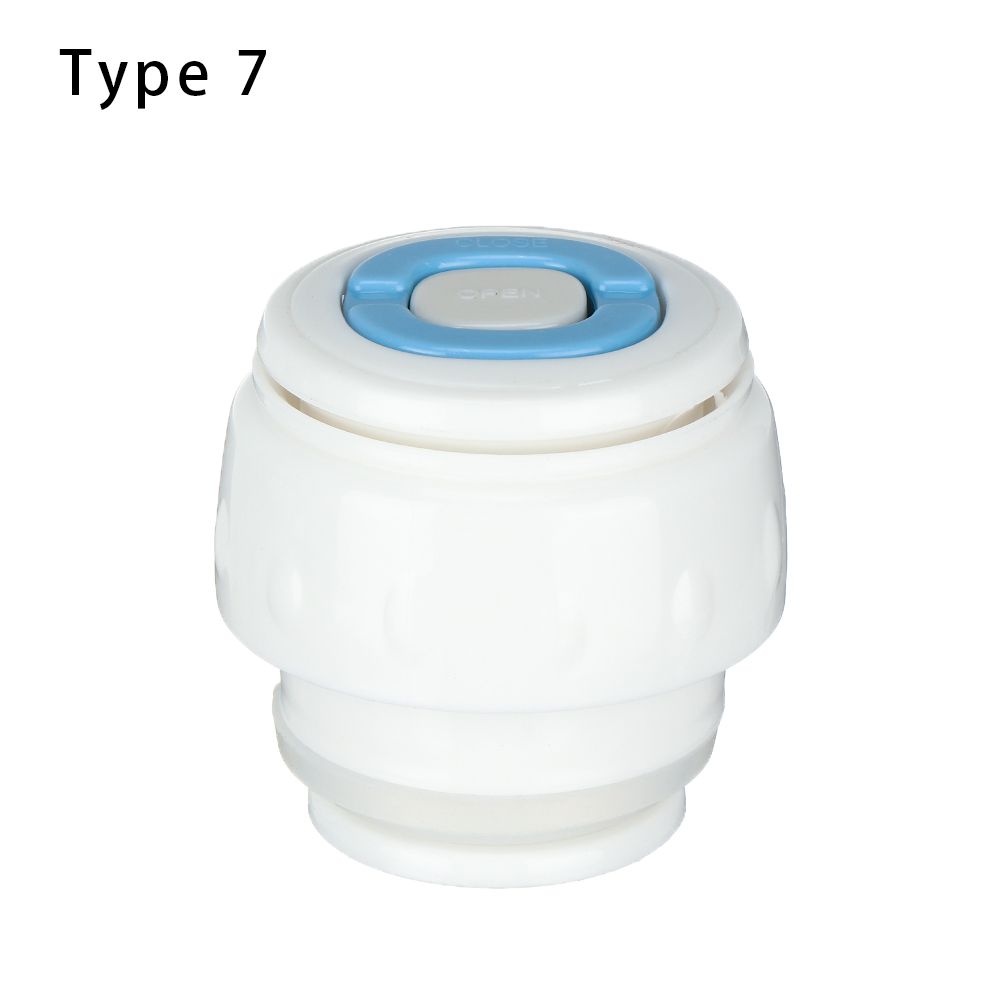 Válvula de salida de taza de vacío Universal, termo para exterior, tapa de botella de agua, accesorios, tapón, 45MM: Type 7