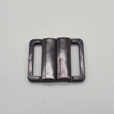 10 st/lot 14mm/20mm hantverksplast vit rektangel tejp stängningskrok & spänne midjeförlängare att sy på klädbh-klämmor: 20mm / Svart 001