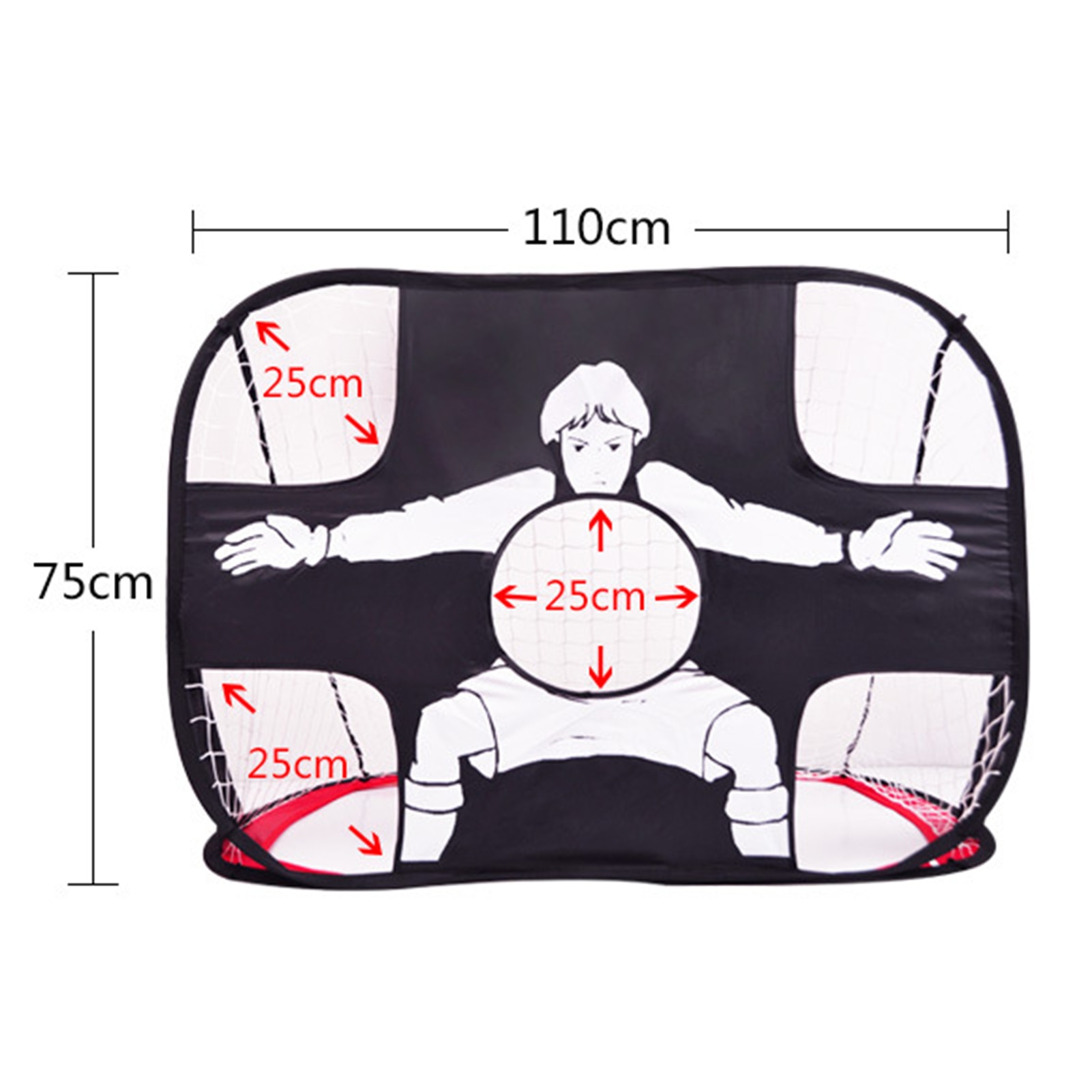 Mini Kids Pop Up Soccer Goal Children Portable Foldable Football Gate Net Goal Ball Practice Soccer Training Equipment