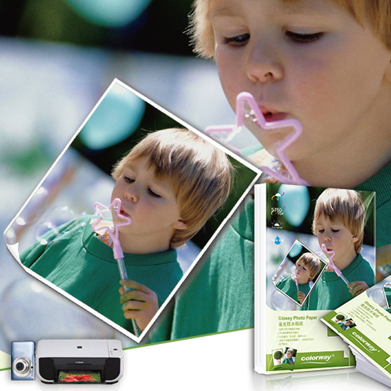 240g A5 RC High-gloss Photo Paper Inkjet Single-sided Printing Paper 100 PCS