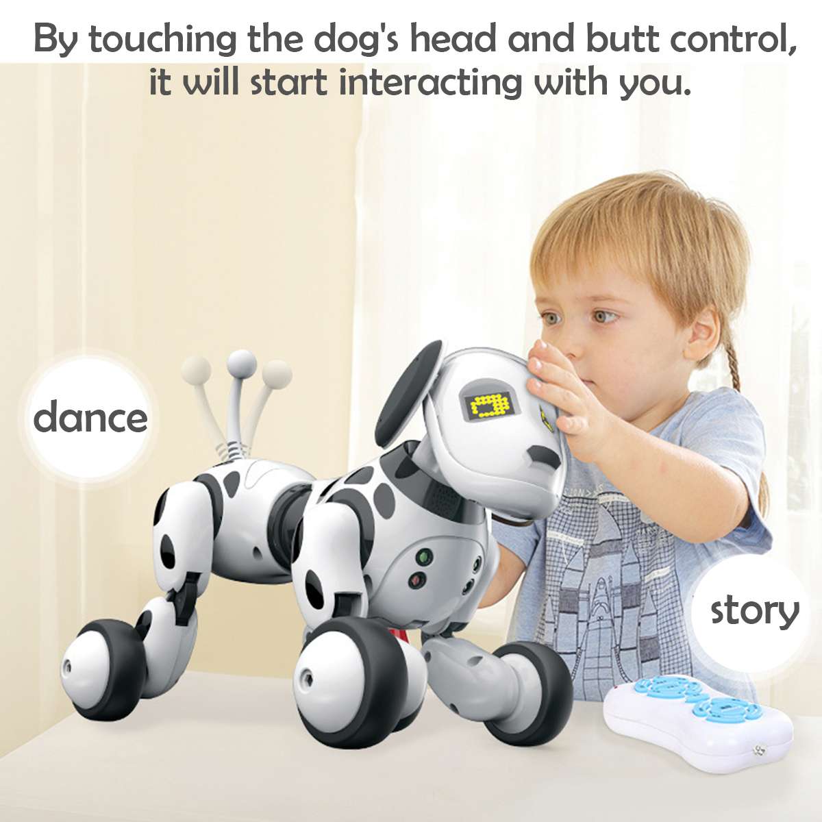 Smart Robot Hond 2.4G Draadloze Afstandsbediening Kinderen Speelgoed Smart Talking Walking Dansen Robot Hond Speelgoed Elektronische Huisdier