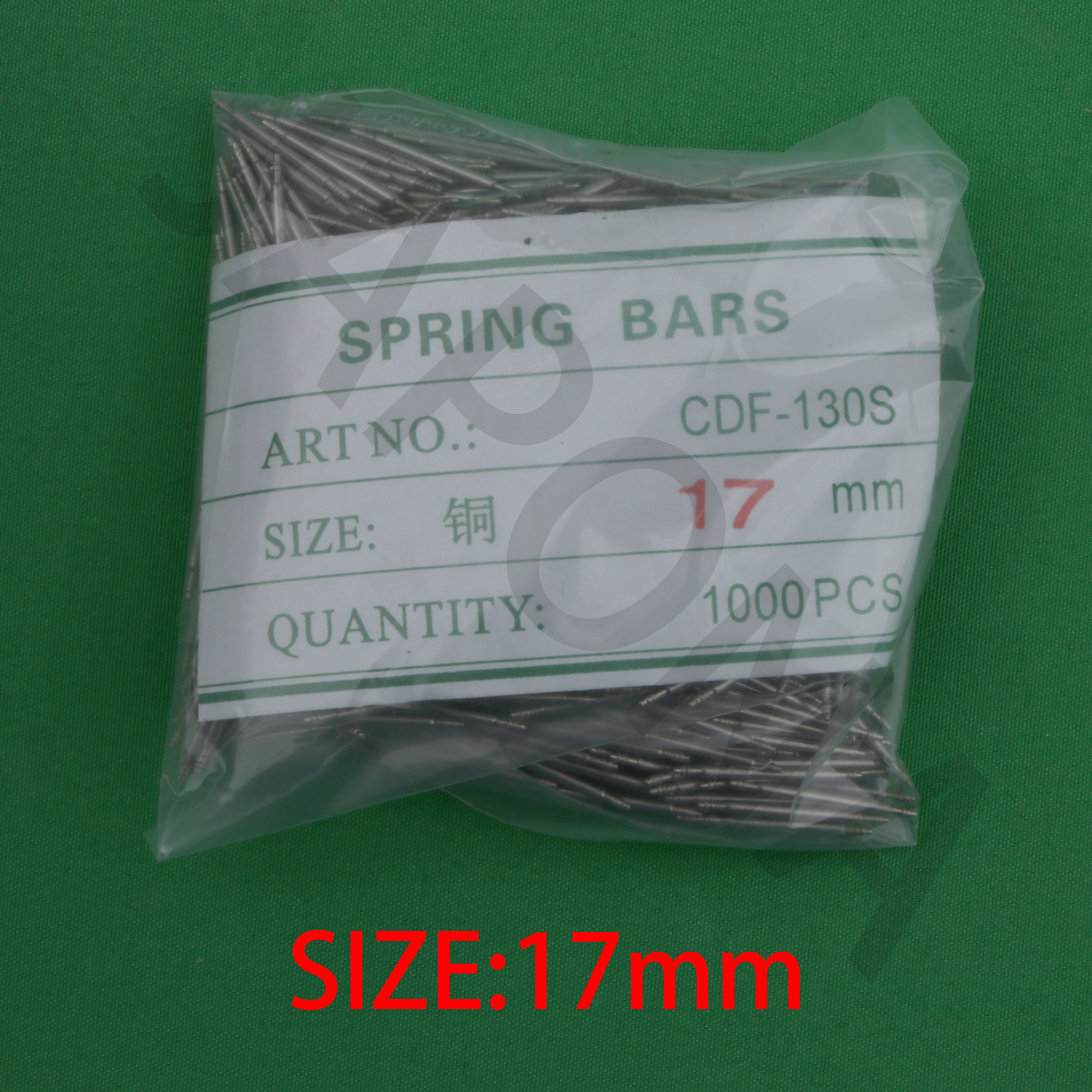 Horloge lente bar tool Horloge accessoires voor horloge winkel lente dik 1000PCS 8mm 10mm 12mm 14mm 16mm 18mm 20mm 22mm 23mm 24mm: Grey