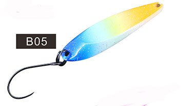 1 st fiskedragssked öring 2.5g metalljiggar spinnerbait wobblersked: B05