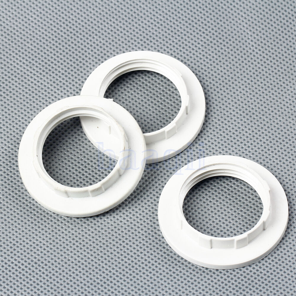 3Pcs 44Mm/28Mm M28 Draad E14 Plastic Lampenkap Kraag Ring Draad Lamp Licht Schaduw Accessoires Lamp houder Adapter HG2656X3