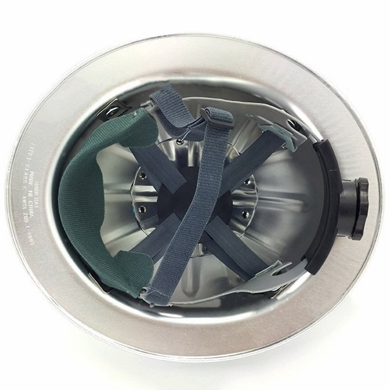 Aluminum Alloy Safety Cap Engineering Workshop Wear Resistant Puncture Prevention Impact Resistant Lightweight Protective Cap