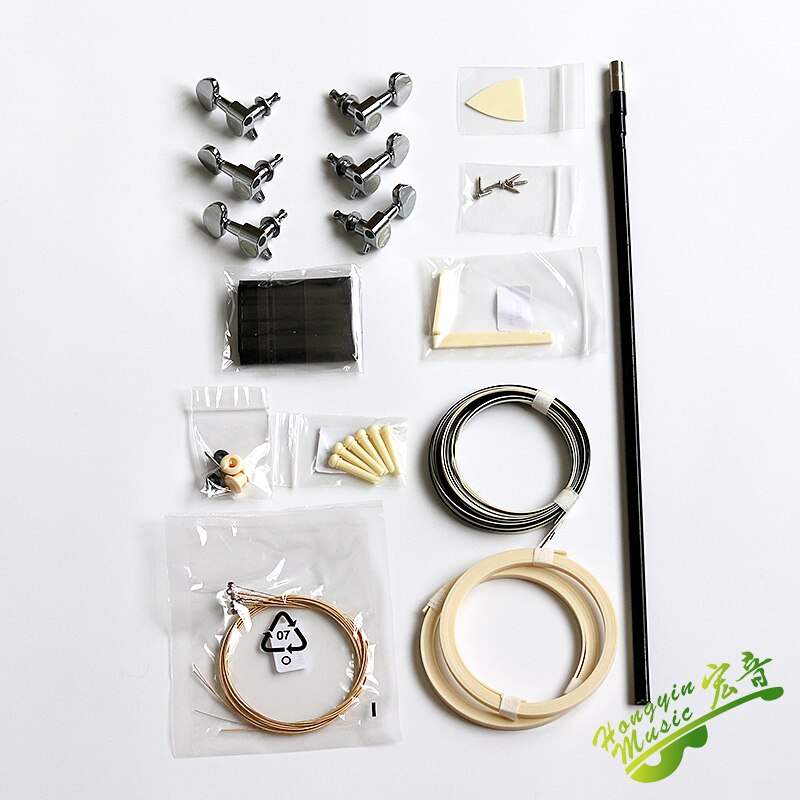 41 Zoll GAC Cutaway gitarre DIY Volk Ballade einzigen gitarre zubehör paket fichte massivholz Seite zurück sperrholz