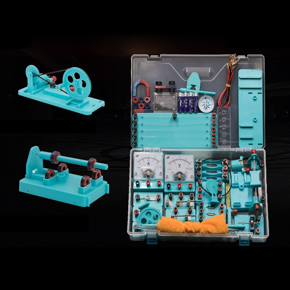 Expériences de magnétisme en physique, apprenez, laboratoires, Kit d'expérimentation, Circuit électrique, magnétisme, pour le premier cycle du secondaire