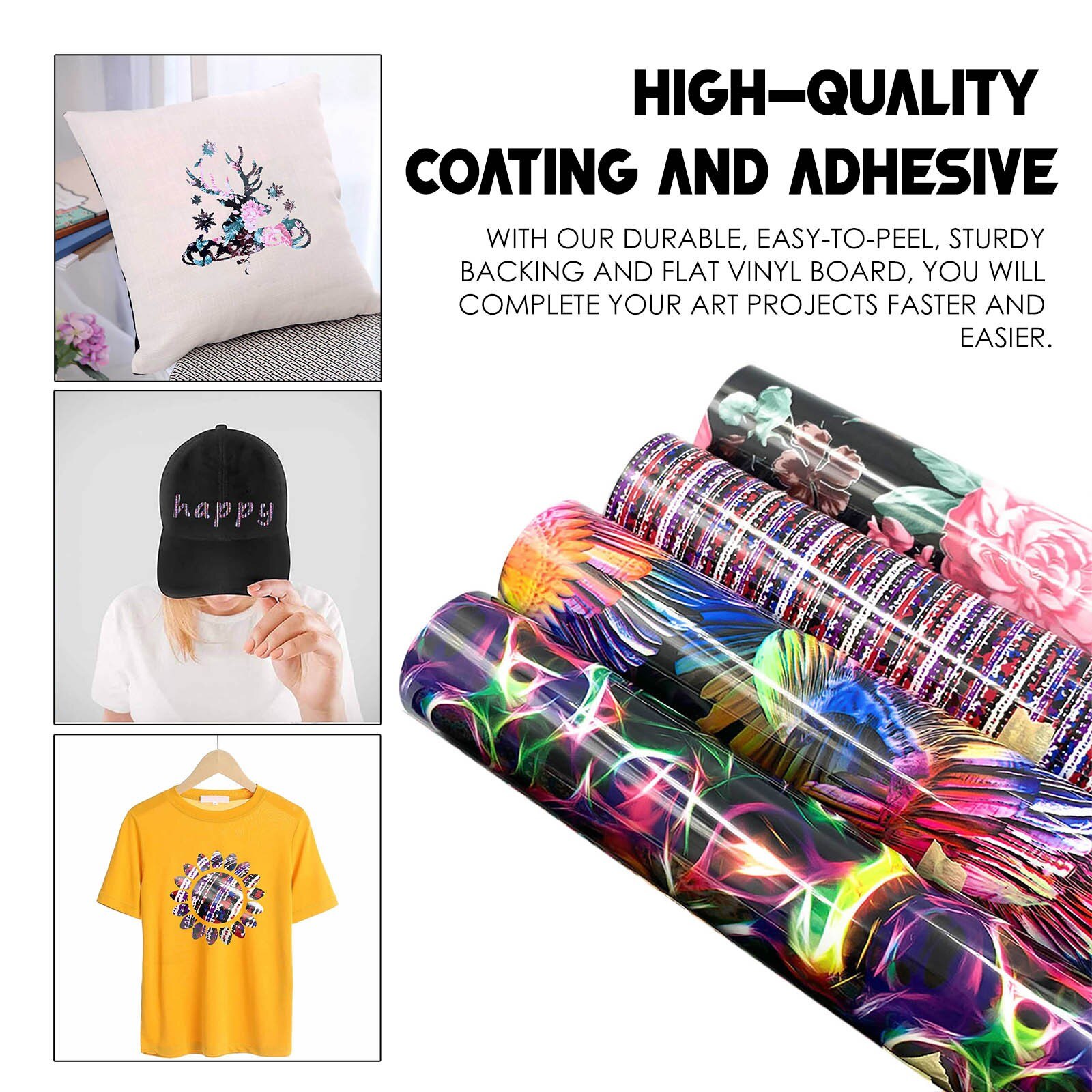 Vinyl Heat Thermal Transfer Iron On DIY Garment Film Silhouette Paper Fabric Transfer Heat Press Printing Crafts Transfer Paper